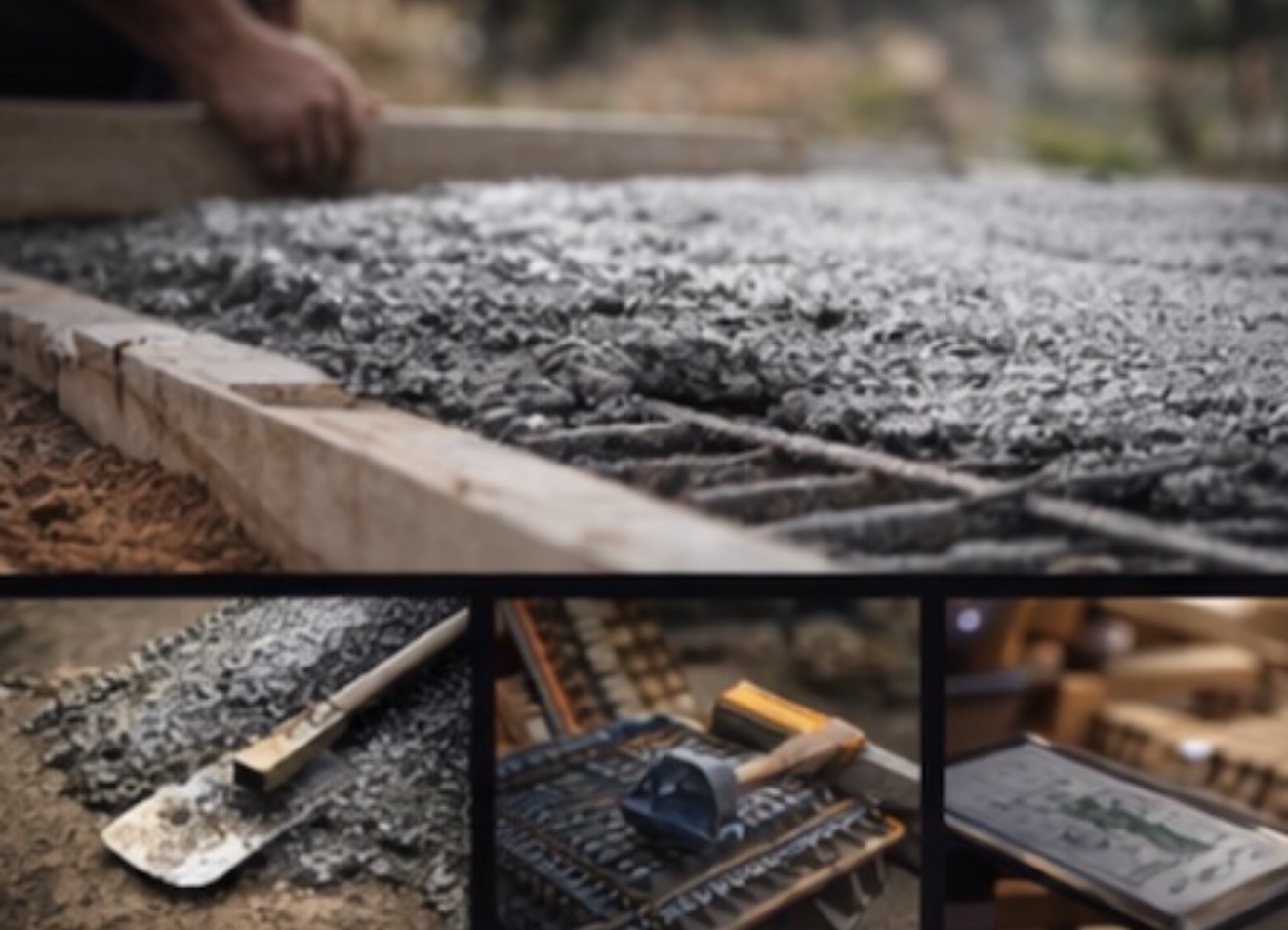 Concrete work in progress